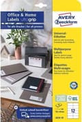 Miniatyrbillede 1 af 3: Avery Labels Zweckform 105 X 48 Mm Papir Hvid 120 Stk