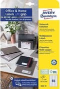 Miniatyrbillede 1 af 4: Avery Labels Zweckform 38 X 21,2 Mm Papir 650 stk