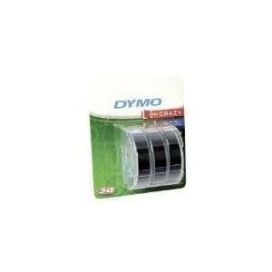 Dymo präglingstejpblister på 3 9 mm x 3 m blank svart (S0847730)