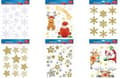 Miniatyrbillede 1 af 5: AVERY Zweckform ZDesign Julevinduebillede snefnug transparent film med hvid glimmer, arkformat: A4, - 1 stk (52298)