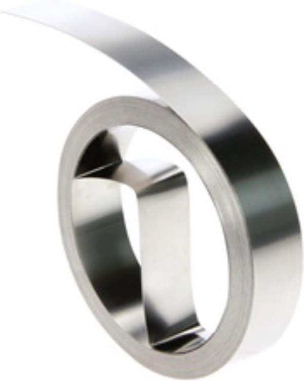DYMO 12mm aluminium m/tejp etikettskrivartejp