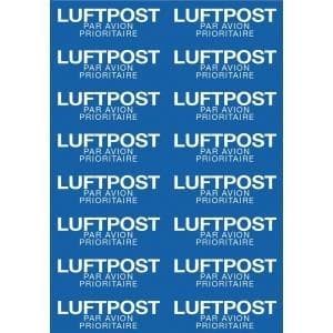 HERMA tekstetiketter "Med luftpost" 12,5 x 40 mm 320 stk (15035)