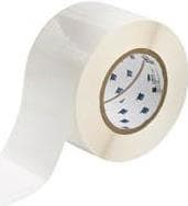 Brady 30137 - Vit - Självhäftande skrivaretikett - Polyester - Värmeöverföring - Permanent - Glans (030137)