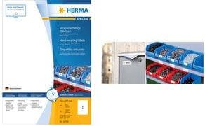 HERMA vejrbestandige folieetiketter, 210 x 297 mm, hvid af polyesterfolie, mat, selvklæbende, permanent - 1 stk (10784)
