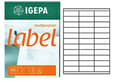 Miniatyrbild 2 av 2: IGEPA SJÄLVHÄFTANDE ETIKETTER 100 ST 70x25,4 mm