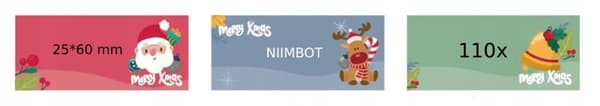NIIMBOT-tarrat Tarrat 25*60mm 110kpl LAHJOJA