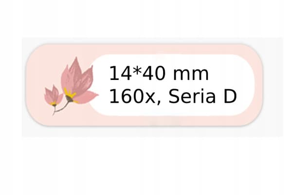 NIIMBOT Etiketter Klistermärken D-serien 14*40mm PLANTS2