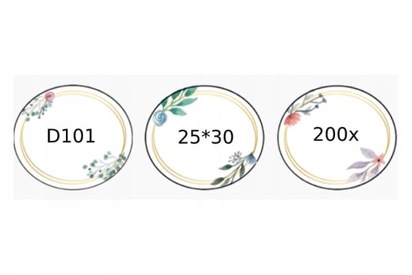 NIIMBOT Etiketter Klistermærker til D101 25*30mm 200 stk
