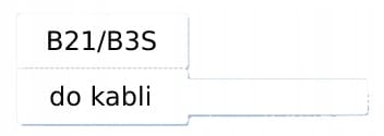NIIMBOT B21/B3S Kaapelitarrat 25*38mm 100kpl