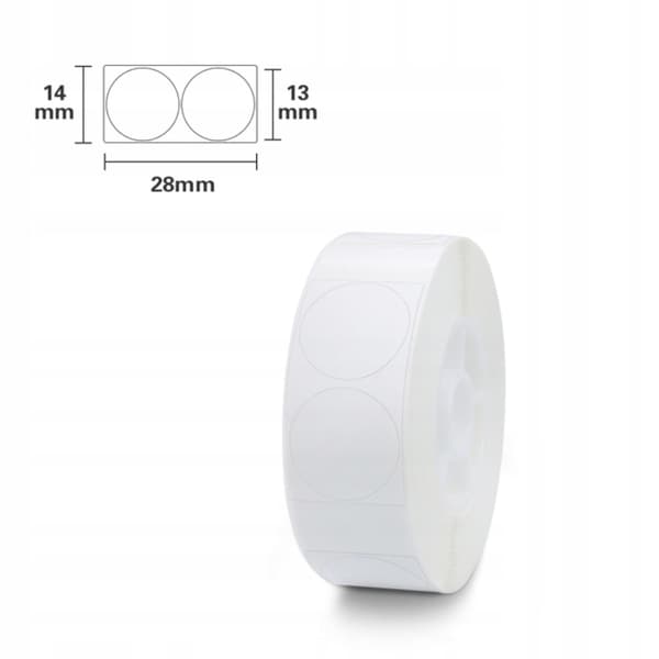 NIIMBOT-tarrat, tarrat, 13 mm, 440 kpl, pyöreät