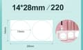 Pikkukuva 4 / 8: NIIMBOT-tarrat, tarrat, 13 mm, 440 kpl, pyöreät