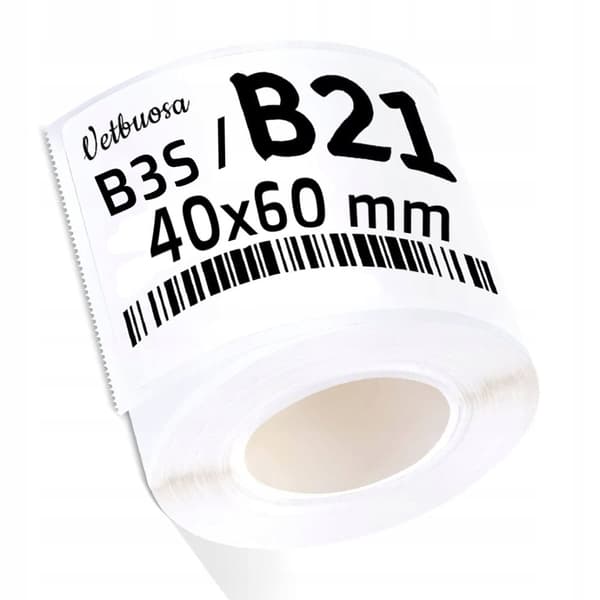 NIIMBOT B21 B3S Etiketter Klistermærker 40*60mm 125 stk