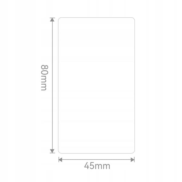 NIIMBOT-tarrat ja -tarrat ALKUPERÄISET 45x80mm 95kpl VALKOISET B-sarjalle
