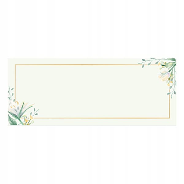 NIIMBOT Självhäftande klistermärken Etiketter BLOMMOR 12x30mm 200st för D-serien