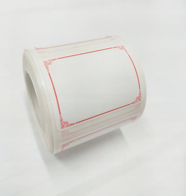 NIIMBOT RFID-tarrat 40 * 30 mm PUNAINEN REUNA 230 kpl B-sarja Alkuperäinen