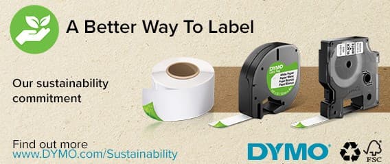 DYMO D1 Standard - Svart på Vit - 6mm