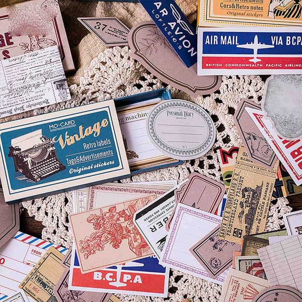 60x Tarrat Laatikossa, Vintage - Nro. 2