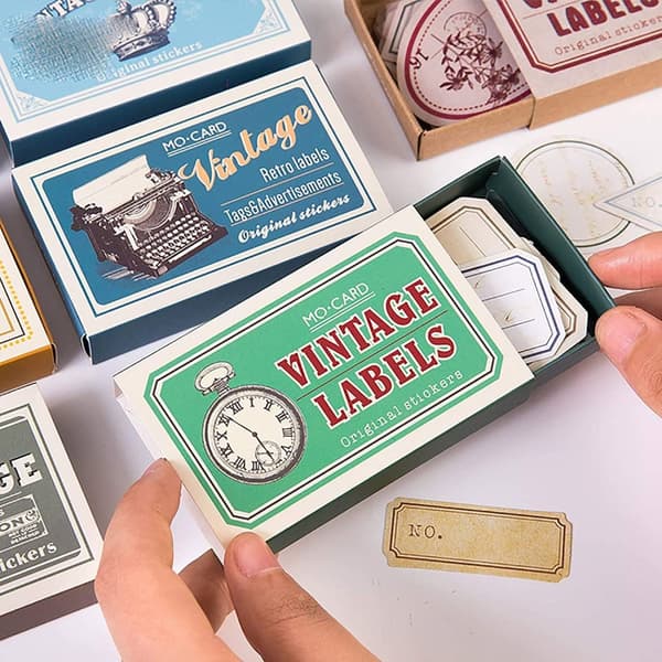 60x Tarrat Laatikossa, Vintage - Nro. 4