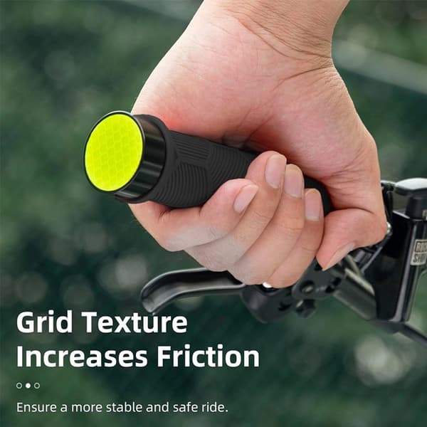 Rockbros Bicycle Greppar Med Reflector - Svart