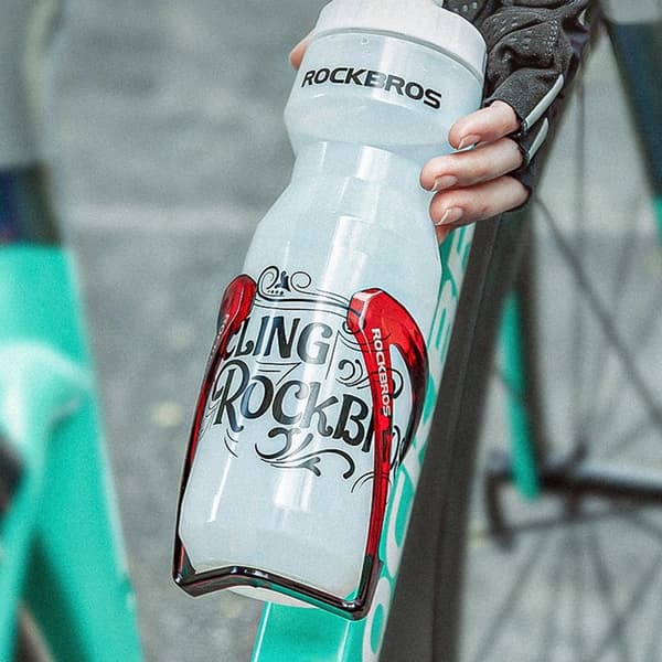 Rockbros Cykelhållare för vattenflaska - Svart och Röd