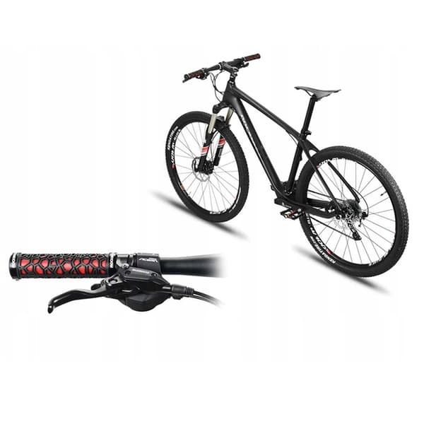 Rockbros Bicycle Greppar - Röd/Svart