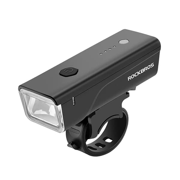 Rockbros Främre cykelljus 260 lm - Svart
