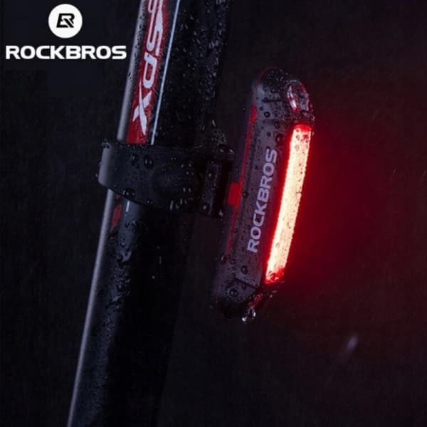 Rockbros bakre cykelljus - Svart