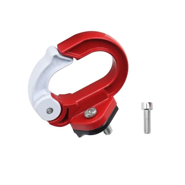 Cykel/Skoter Shopping Hållare Hook Aluminium - White/Röd