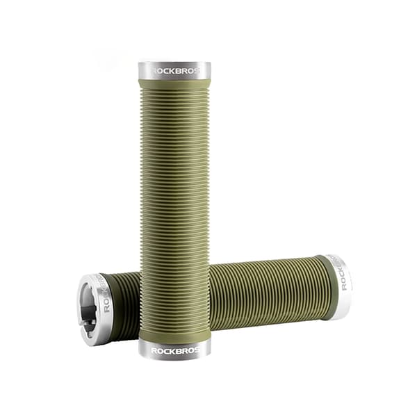 Rockbros Cykelgrepp Anti-Slip Twist Grips - Grön