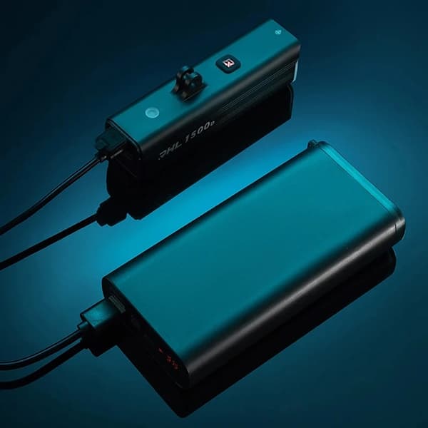 Rockbros Främre Cykelljus 5000mAh 1500lm IPX6 - Svart