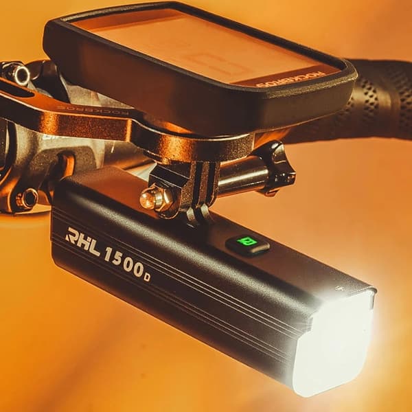 Rockbros Främre Cykelljus 5000mAh 1500lm IPX6 - Svart