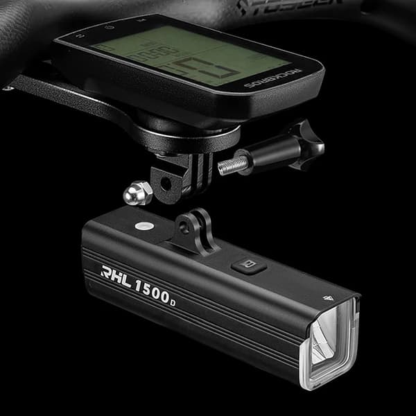 Rockbros Främre Cykelljus 5000mAh 1500lm IPX6 - Svart