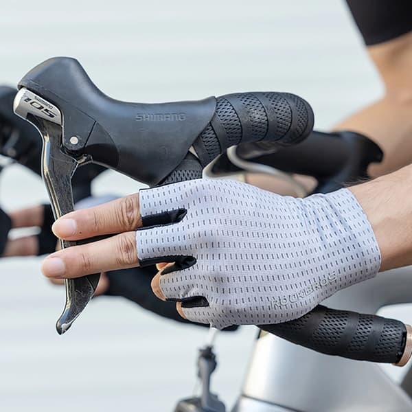 Rockbros Andas Short Finger Cykelhandskar Storlek: S - Grå