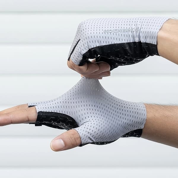 Rockbros Andas Short Finger Cykelhandskar Storlek: S - Grå