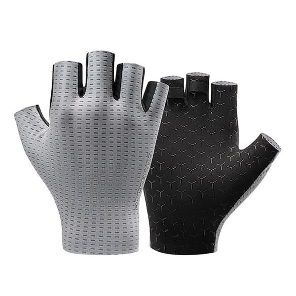 Rockbros Andas Short Finger Cykelhandskar Storlek: XXL - Grå