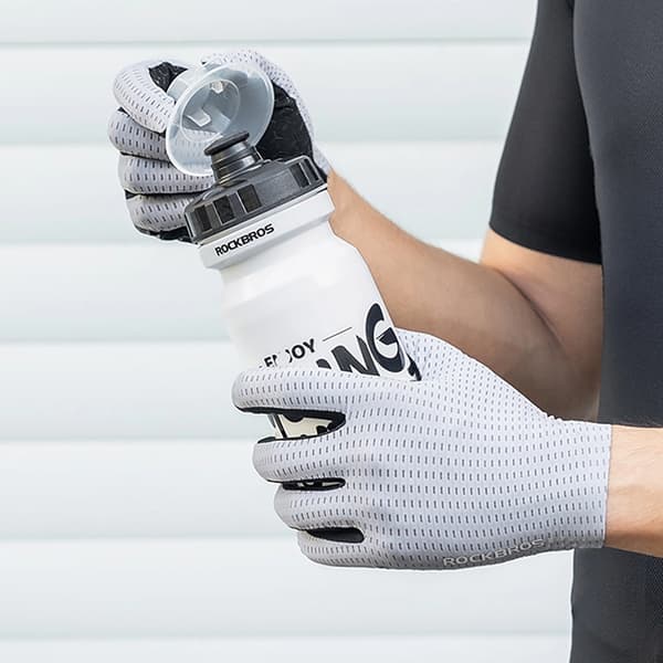 Rockbros Andas Cykelhandskar med Full Finger, Storlek: S - Grön