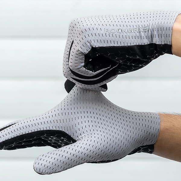 Rockbros Andas Cykelhandskar med Full Finger, Storlek: S - Grön
