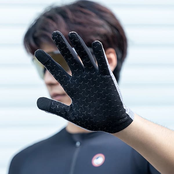 Rockbros Andas Cykelhandskar med Full Finger, Storlek: XXL - Grå