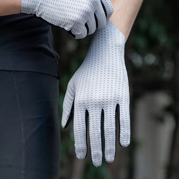 Rockbros Andas Cykelhandskar med Full Finger, Storlek: XL - Grå