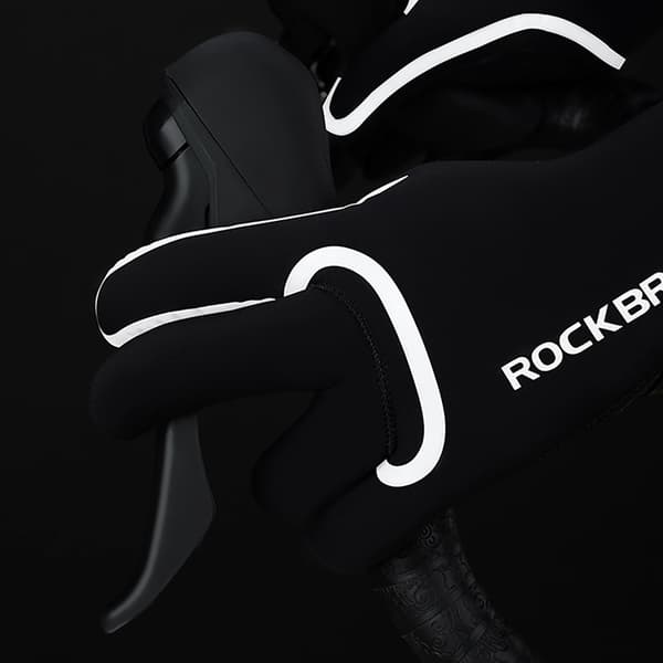Rockbros Vattentäta Cykelhandskar, Full, Storlek: XXL - Svart