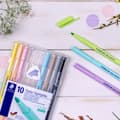 Miniatyrbild 2 av 6: Triplus® textsurfer® Överstrykningspennor 10-pack Pastellfärger Staedtler