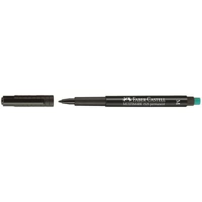 Märkpenna permanent Faber-Castell Multimark 1525 Medium Svart 1/fp