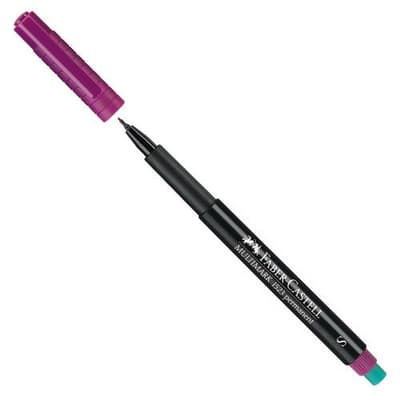 Märkpenna permanent Faber-Castell Multimark 1523 Superfine Violett 1/fp