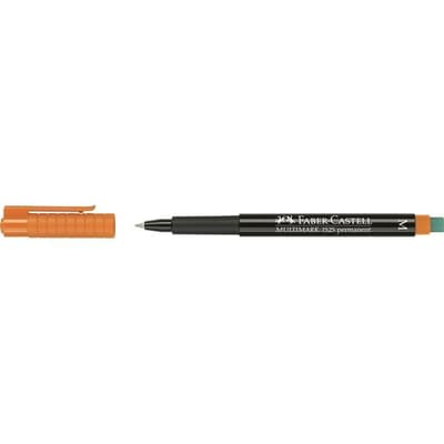 Märkpenna permanent Faber-Castell Multimark 1525 Medium Orange 1/fp