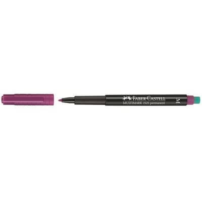 Märkpenna permanent Faber-Castell Multimark 1525 Medium Violett 1/fp