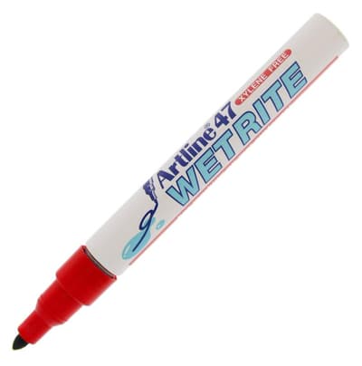 Märkpenna Artline EK-47 WETRITE Röd 1/fp
