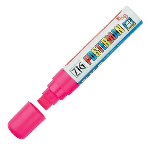 Märkpenna Zig Posterman PMA-120 15mm Fluorescerande rosa 1/fp