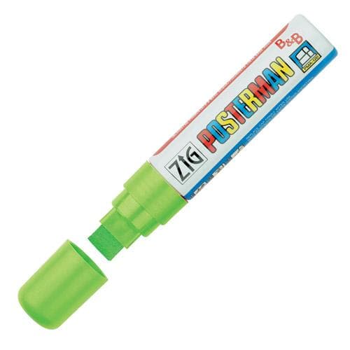 Märkpenna Zig Posterman PMA-120 15mm Fluorescerande grön 1/fp