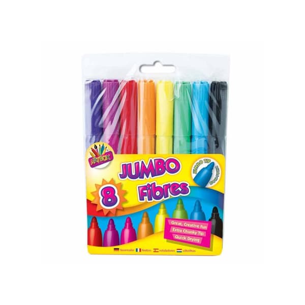 ArtBox Jumbo farveblyanter (pakke med 8 stk.) Multicoloured One Size