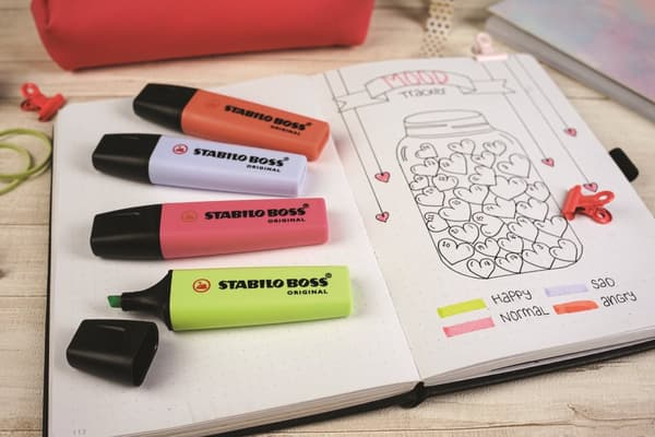 Överstrykningspenna Pastell 4-Pack STABILO BOSS